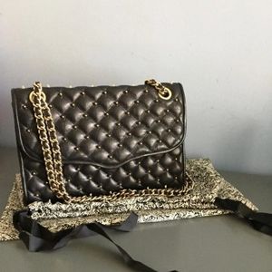 A genuine leather bag used